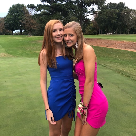 Blue Superdown Mini Dress - Picture 4 of 4